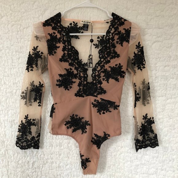 NWT For Love & Lemons Amber Bodysuit MSRP $248 - Picture 1 of 8